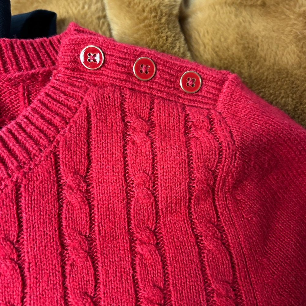 Red Talbots sweater - Picture 2 of 4